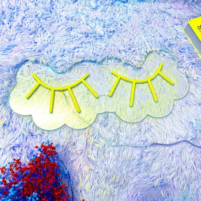 Eyelashes Neon Sign Custom Led Neon Signs