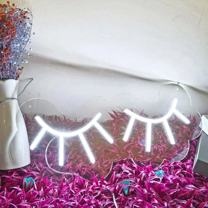 Eyelashes Neon Sign Custom Led Neon Signs